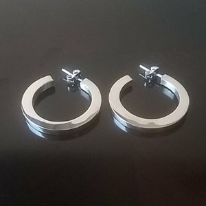 Sterling Silver Hoop Earrings Taxco.925